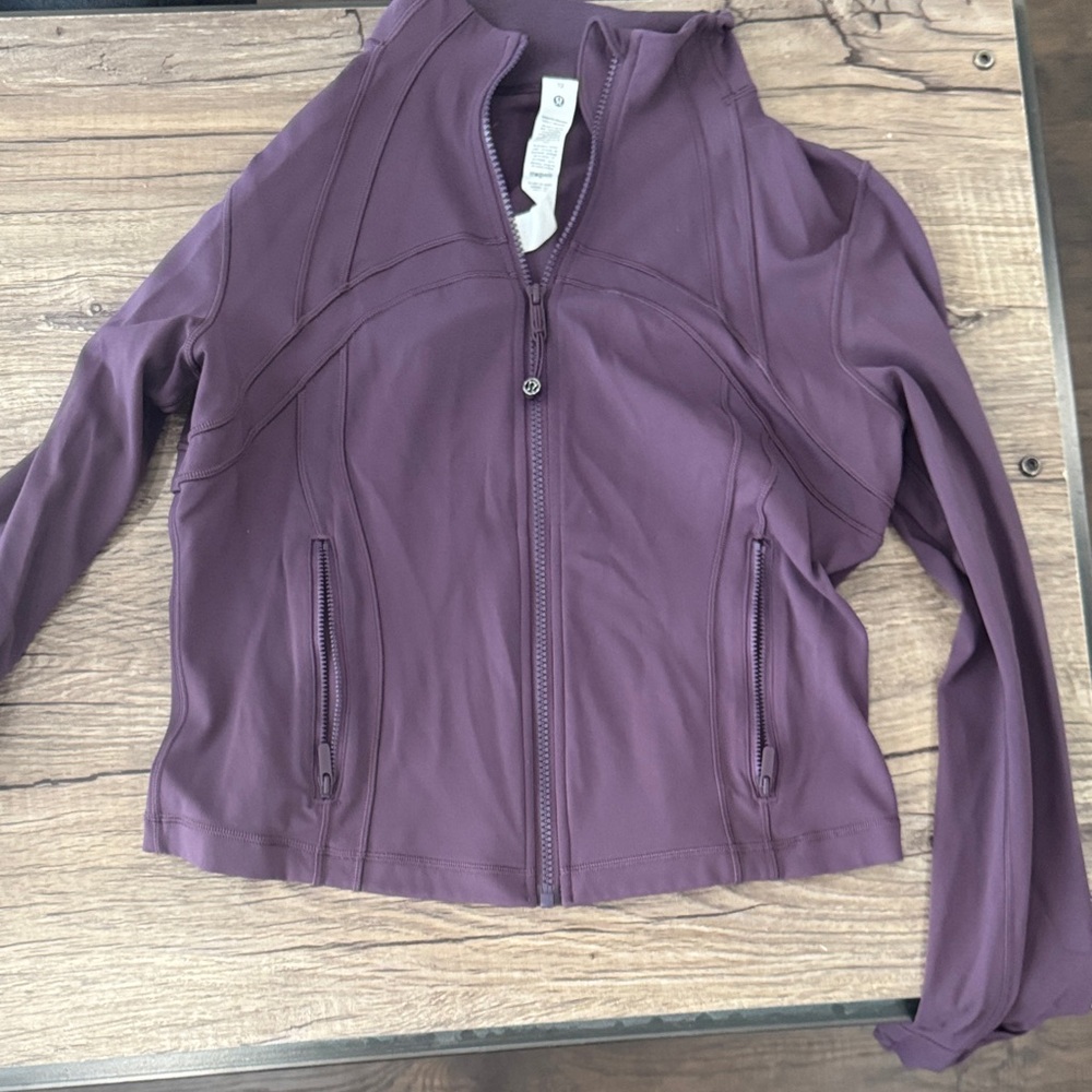 lululemon athletica Women's Plum Cropped Define Jacket size 12